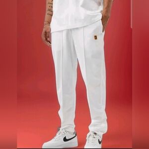 Nike Court Heritage Tennis Suit Pant ~ Sport White DC0621-100 | Men's: L ☆NWT